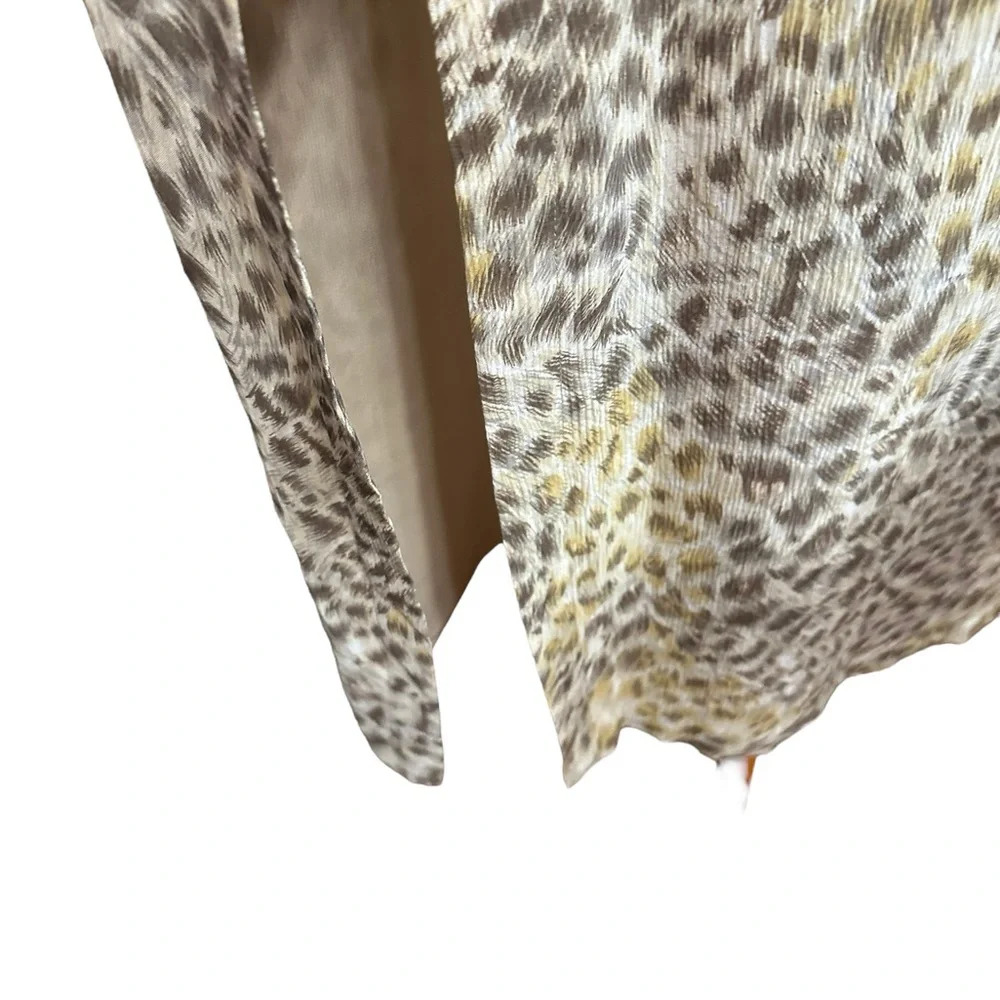 Linea by Louis Dell’Olio Animal Print Silk Blouse and Skirt - Picture 7 of 10